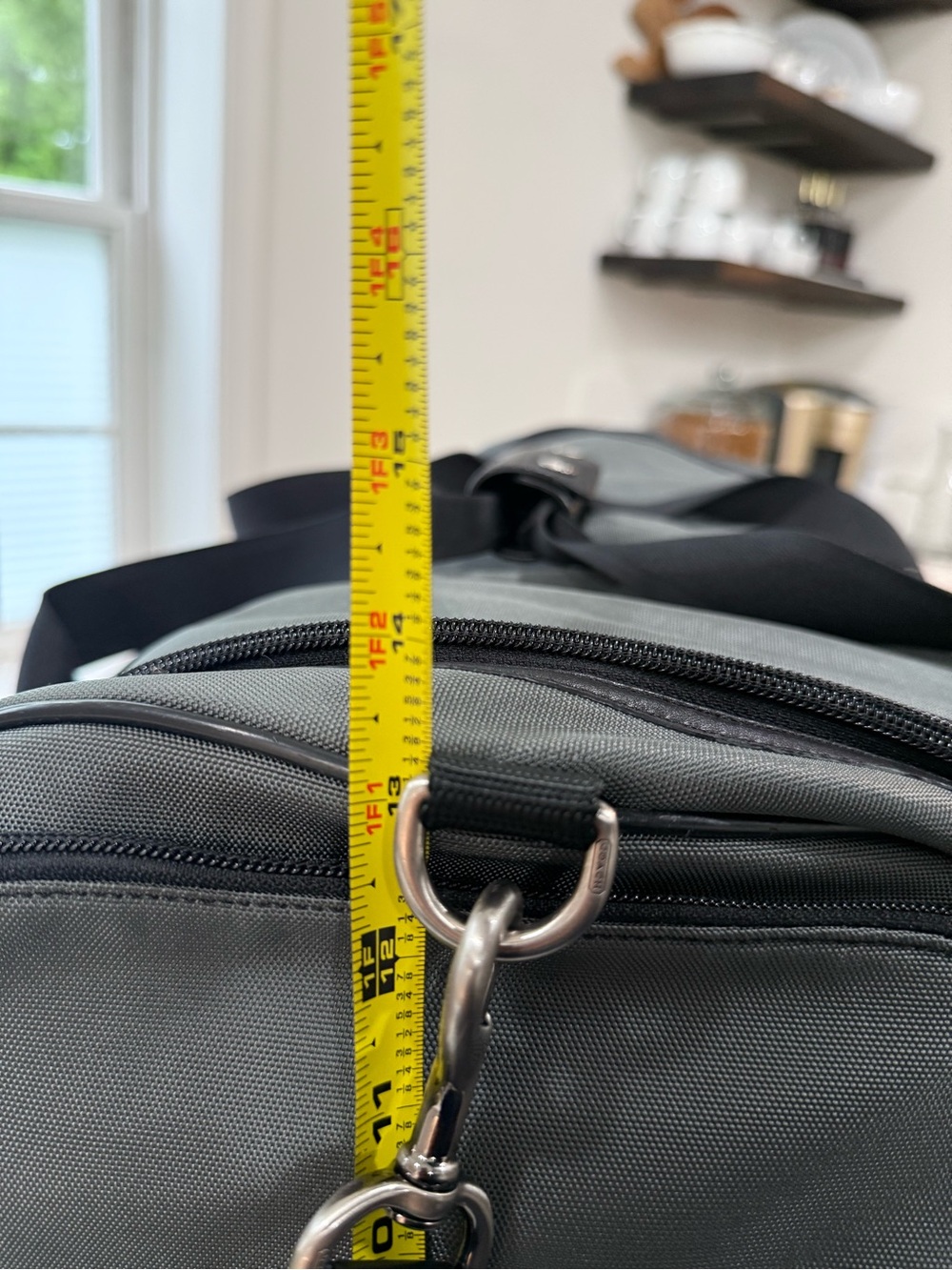 Coach 24” Voyager Travel Duffel Bag with Leather Trim and Shoulder Strap! - Picture 10 of 16